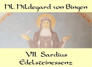 VII. Sardius - Edelsteinessenz 10m